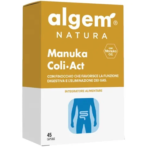 ALGEM NATURA Srl Algem Manuka Coli-Act, 45 Capsule – immagine 1