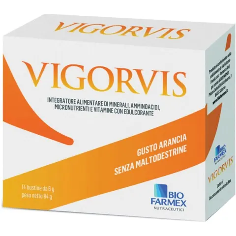 BIOFARMEX Srl Biofarmex Vigorvis 14 Bustine Da 6 G – immagine 1