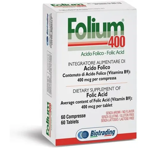 BIOTRADING Srl UNIPERSONALE FOLIUM 400 60Cpr – immagine 1