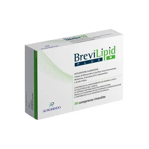 Brevilipid Plus Integratore Per Il Colesterolo 30 Compresse – immagine 1
