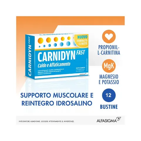 carnidyn Fast 12 Bustine – immagine 1