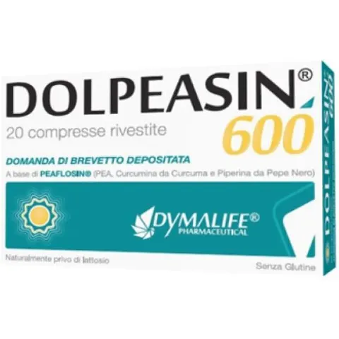 dymalife pharmaceutical Dolpeasin 600 20 Compresse – immagine 1