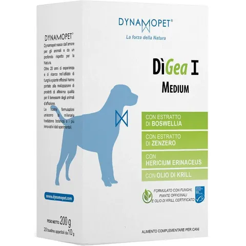 dynamopet Digea I Medium Per Cani 20 Bustine Da 10 G – immagine 1