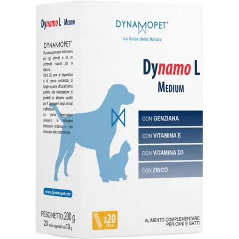 DYNAMOPET Srl Dynamo l medium 20 stick 10 g – immagine 1