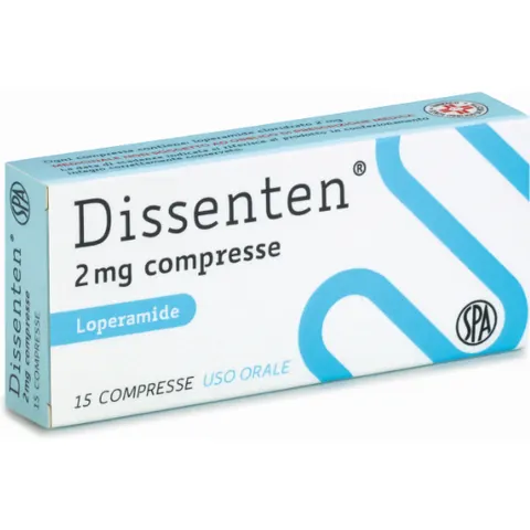 Dissenten 2mg Loperamide cloridrato 15 Compresse – immagine 1