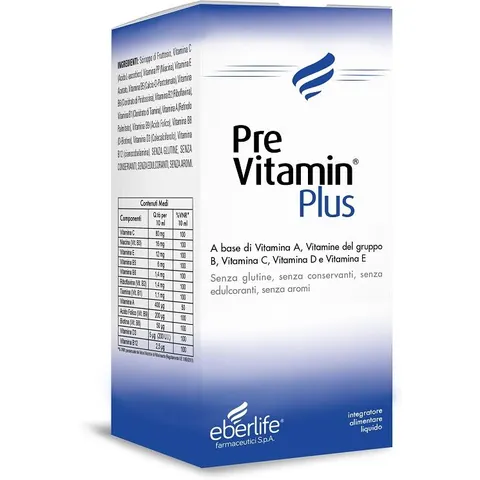 EBERLIFE FARMACEUTICI SpA PREVITAMIN Plus Sciroppo 100ml – immagine 1
