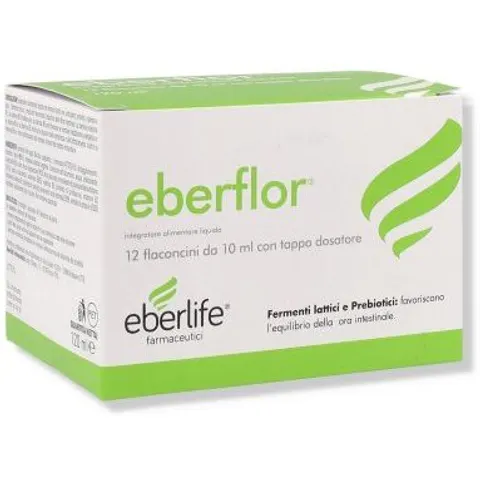 EBERLIFE FARMACEUTICI SpA Eberflor, 12 flaconcini da 10 ml – immagine 1