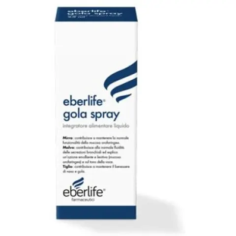 eberlife farmaceutici Eberlife gola spray 25ml – immagine 1
