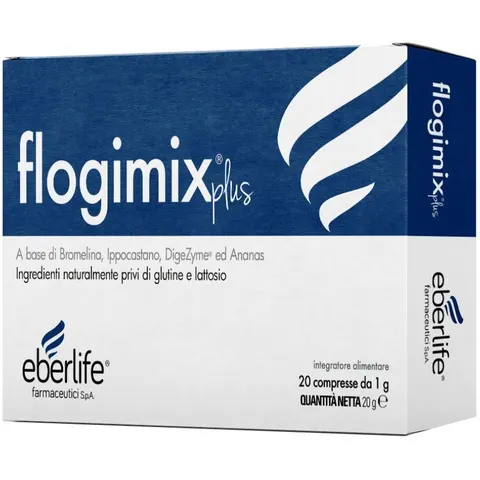 EBERLIFE FARMACEUTICI SpA Flogimix Plus, 20 Compresse – immagine 1
