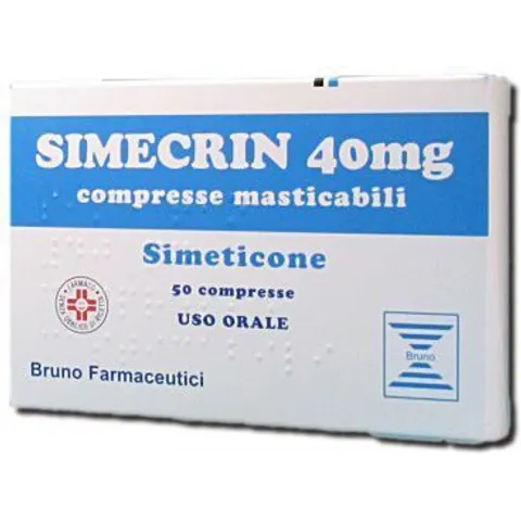 Eg Simecrin 40 mg 50 Compresse Masticabili – immagine 1