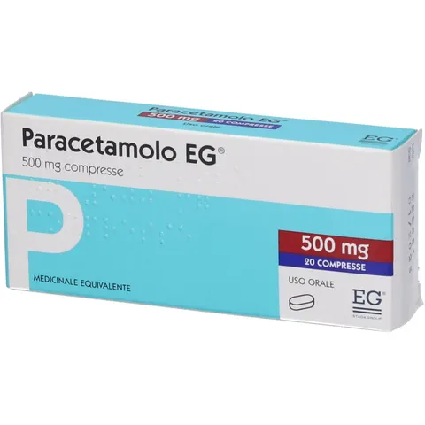 eg spa Paracetamolo EG 20 Compresse 500mg – immagine 1