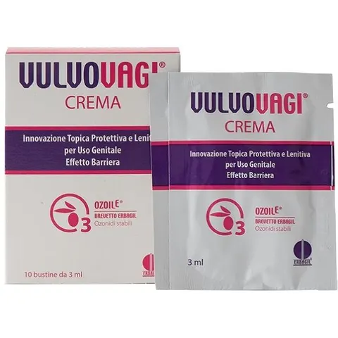 ERBAGIL Srl Vulvovagi Crema, 10 bustine da 3 ml – immagine 1