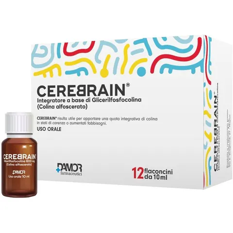 FARMACEUTICI DAMOR SpA Cerebrain, 12 Flaconcini – immagine 1