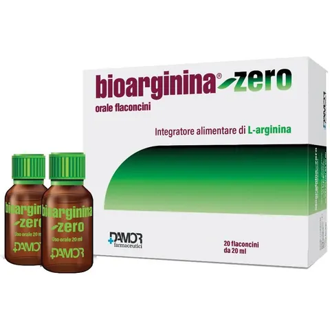 FARMACEUTICI DAMOR SpA Bioarginina Zero, 20 Flaconcini – immagine 1