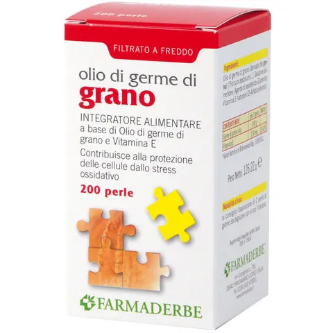 farmaderbe Olio germe di grano 200 perle – immagine 1