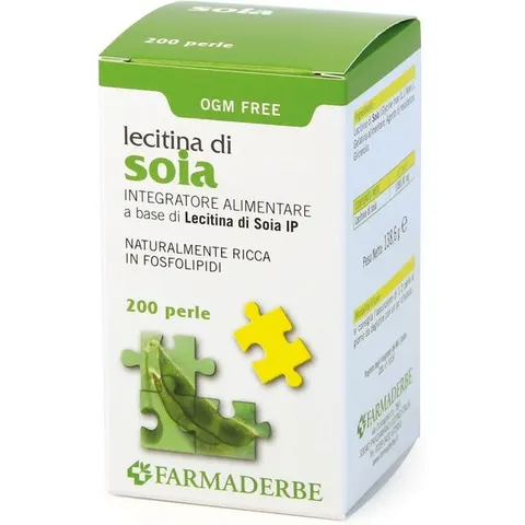 Farmaderbe Lecitina Di Soia 200 Perle – immagine 1