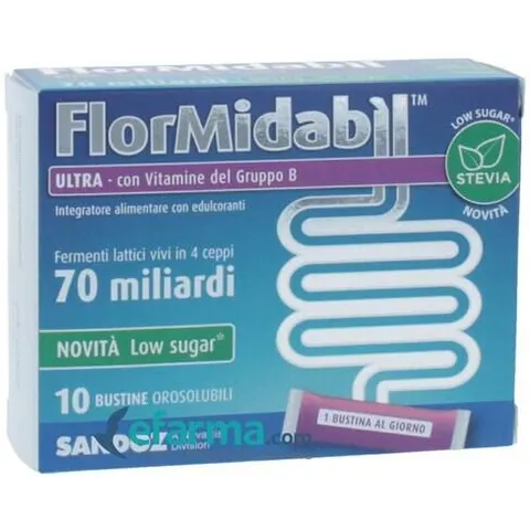 flormidabil ultra 10 bustine con stevia – immagine 1