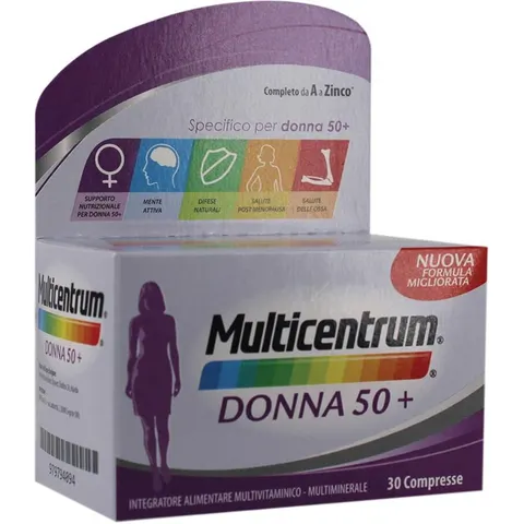GMM FARMA Srl Multicentrum Donna 50+, 30 compresse – immagine 1