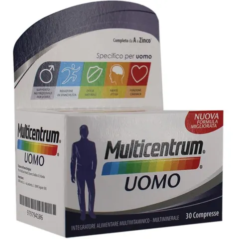 GMM FARMA Srl Multicentrum Uomo, 30 Compresse – immagine 1