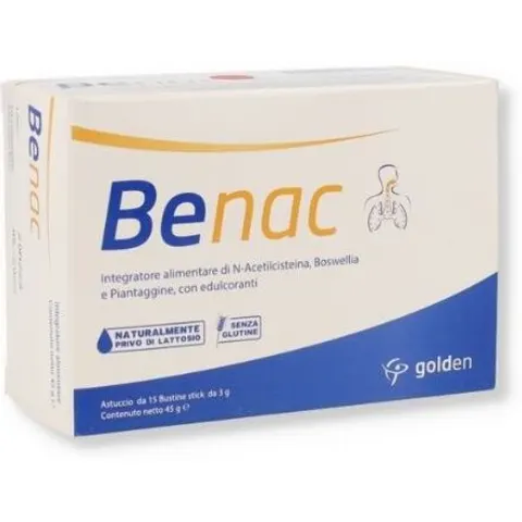 golden pharma Benac 15 Bustine stick pack – immagine 1