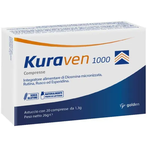 GOLDEN PHARMA Srl KURAVEN 1000 20Cpr – immagine 1