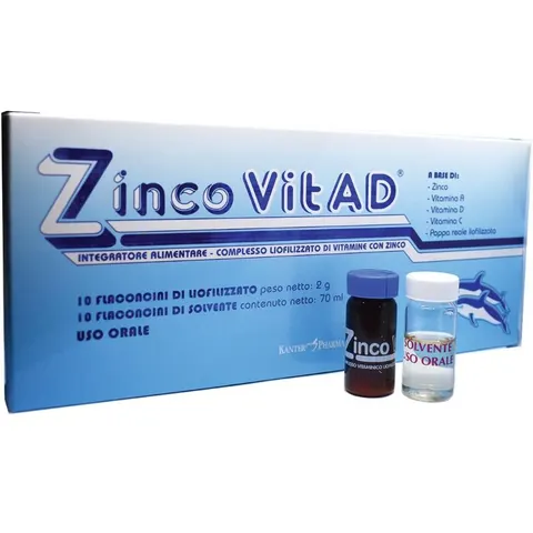 KANTER PHARMA Srl ZINCOVIT AD INTEG 10FLAC – immagine 1
