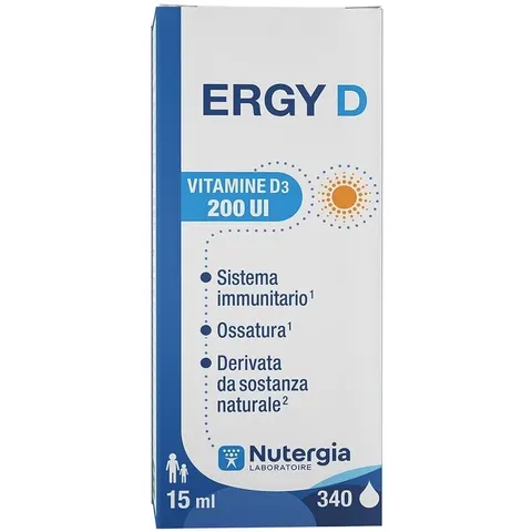 LABORATOIRE NUTERGIA ERGY-D 15ml – immagine 1