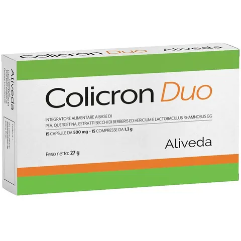 laboratori aliveda Colicron duo 15 capsule + 15 compresse – immagine 1
