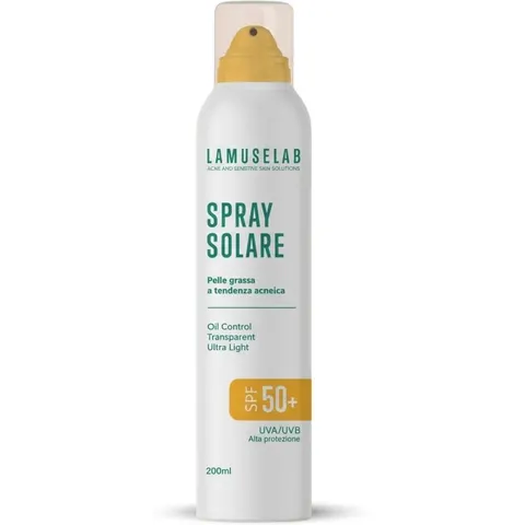 lamuselab srl Lamuselab spray solare 50+ 200 ml – immagine 1