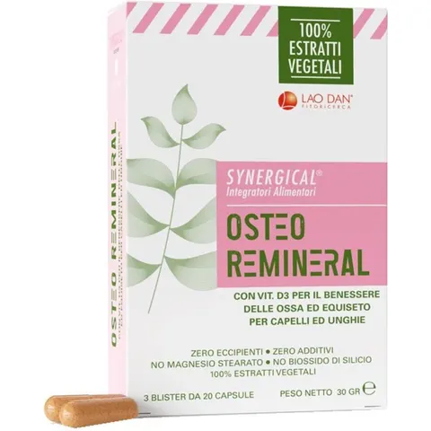 LAO DAN Srl OSTEO REMINERAL 60Cps – immagine 1