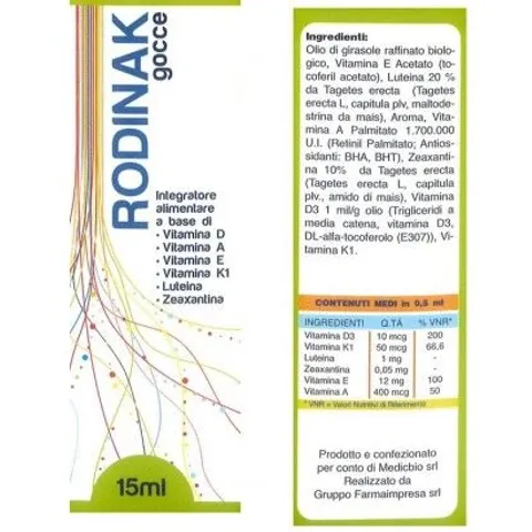 medicbio srl Rodinak Gocce 15ml – immagine 1