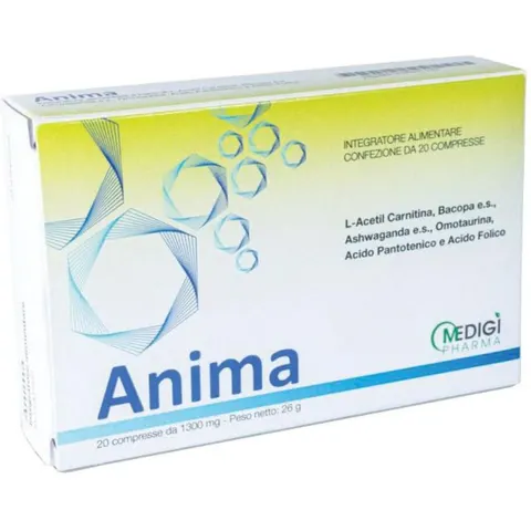 medigi' pharma srl Anima citicolina 20 compresse – immagine 1