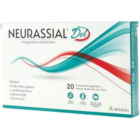 MEDISIN Srl NEURASSIAL Dol, 20 Compresse – immagine 1