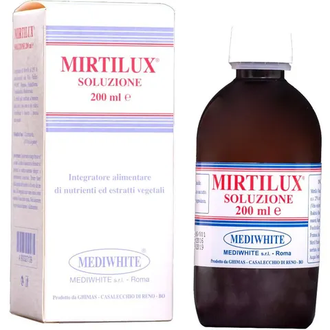 mediwhite srl Mirtilux sciroppo 200ml – immagine 1