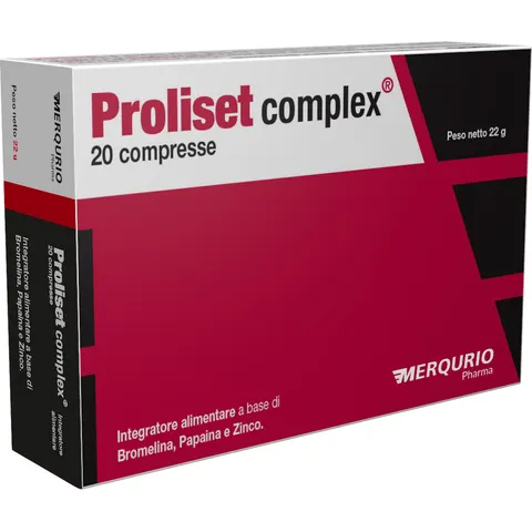merqurio pharma srl Proliset Complex 20compresse – immagine 1