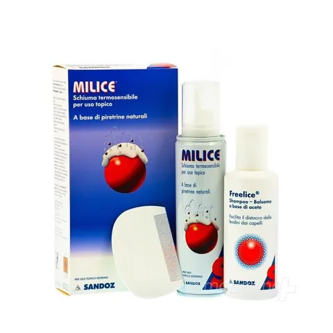 Milice Multipack Mousse + Shampoo Trattamento Antipidocchi – immagine 1