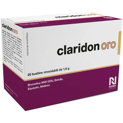 naima pharma srls Claridon oro 20 bustine – immagine 1