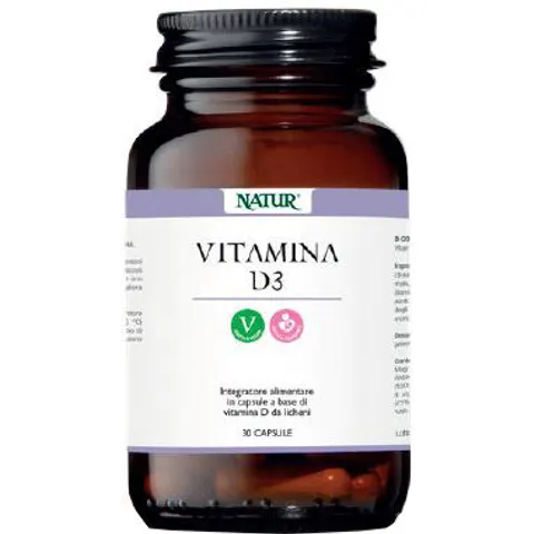 natur Vitamina d3 30 capsule – immagine 1