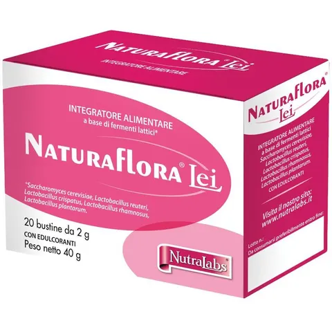 nutralabs srl Naturaflora lei 20 bustine 2 g – immagine 1