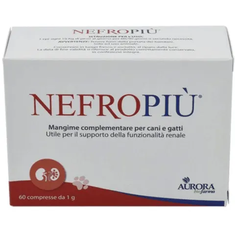 Nefropiu Nefropiù Mangime Complementare Per Cani E Gatti 60 Compresse – immagine 1