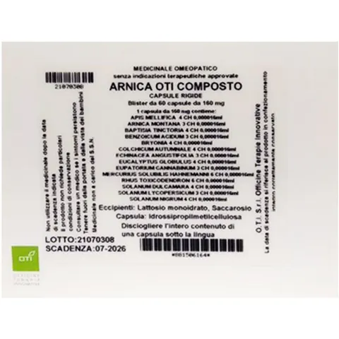 Oti Arnica Cmp Caps 60 – immagine 1