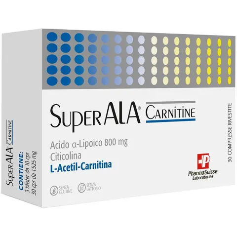 PHARMASUISSE LABORATORIES SpA SUPERALA Carnitine 30 Cpr – immagine 1
