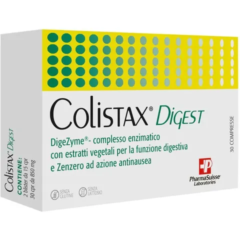 pharmasuisse laboratories srl Colistax digest 30 compresse – immagine 1