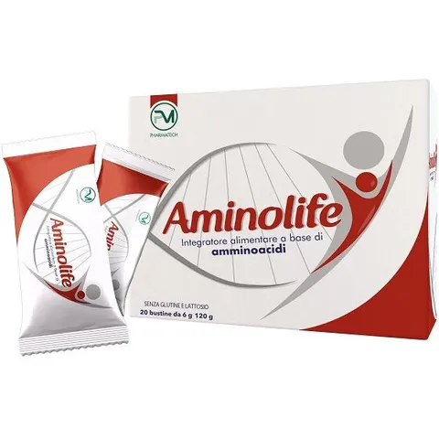 PIEMME PHARMATECH ITALIA Srl Aminolife, 20 Bustine – immagine 1
