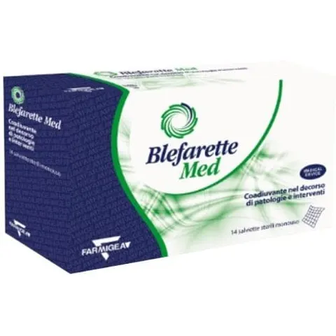 POLIFARMA SpA Blefarette Med, 14 Salviette – immagine 1