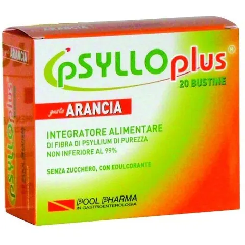 Pool Pharma Psyllo Plus 20 Bustine Arancia – immagine 1