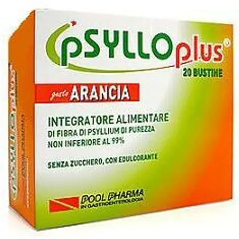 Pool Pharma Psyllo Plus Arancia 40 Bustine – immagine 1