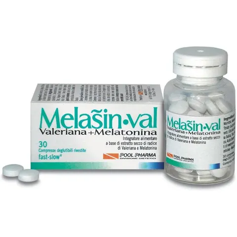 Pool Pharma Melasin Val Integratore Alimentare, 30 compresse – immagine 1