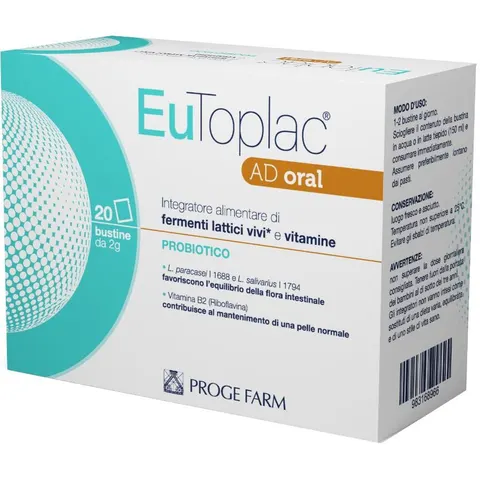 proge farm Eutoplac ad oral 20 bustine – immagine 1