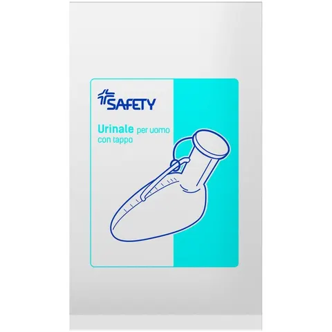 Safety Urinale Plastica C/Tappo – immagine 1